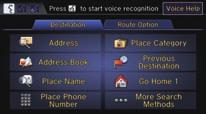Voice Control Operation Voice Portal Screen a Press and release the (Talk) button on the HOME screen or the top screen of any mode. The system prompts you to say a voice command and gives examples.