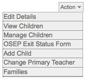 OSEP Exit Status Form (Class Level) Teachers usually complete the OSEP Exit Status Form, but you can also do it from your administrator site.