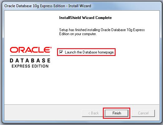 11 Oracle Application Express 10- Check Launch