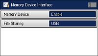 Setting Up File Sharing for File Transfers From Your Computer Before you transfer files from a computer to a USB device inserted into the USB port on the front of your product, you may need to set up