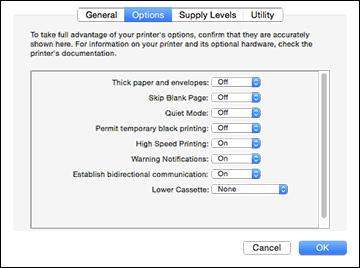 Printing with Expended Color Cartridges - OS X If printing stops, you can cancel your print job and select settings to temporarily print with only black ink on plain paper or on an envelope. 1.