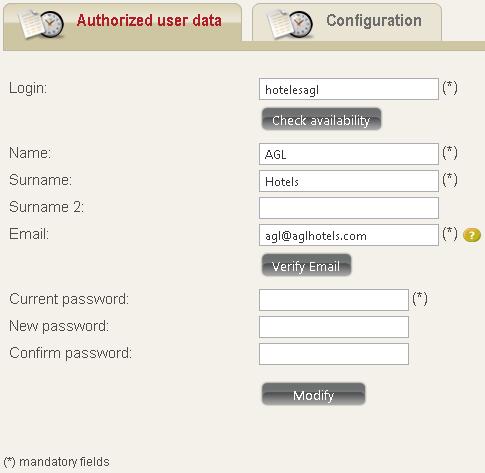 If the system detects that the login already exists, it will display an error message to select another login.
