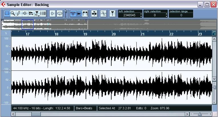 About this tutorial This chapter describes the basic procedures for editing audio in the Sample Editor and how to use the Process functions.