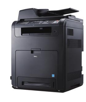 Colour laser multifunction printers Dell 2145cn multifunction colour Professional-quality prints and copies with fast print speeds Recommended for small and medium businesses Dell Clear View colour