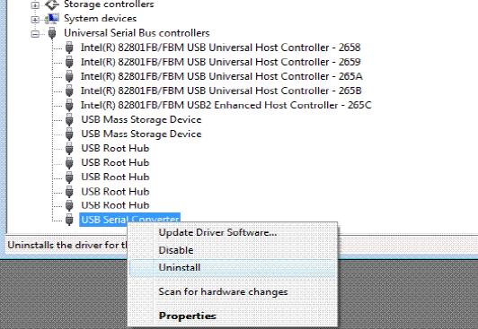 Note: if you have more than one USB Serial Port (COMx) installed in your PC, you need to repeat from