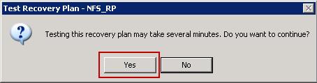 When you see the confirmation prompt, click Yes to proceed