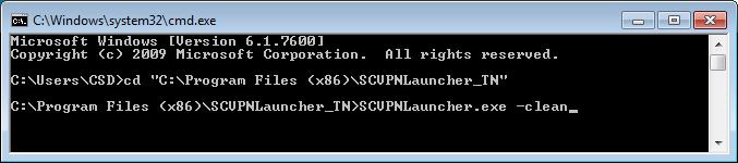 5.2 SCVPNLauncher Java Web Start Cache Clearing If any issues are encountered with the operation of the SCVPNLauncher, a good first step is to clear the application from the Java Web Start Cache.