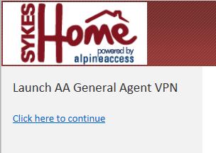 Connecting to the Alpine Access Virtual Private Network You will be asked to launch the connection.