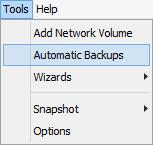 Configure the settings in the Automatic Backups area to set up one or more automatic backups. For more information, see Scheduling automatic backups in Chapter 9, Backups.