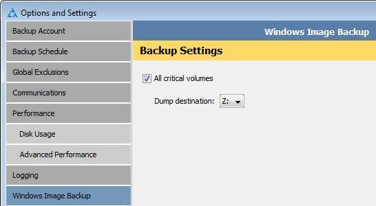 Restoring system-critical data with WIB (disaster recovery) With Windows Image Backup (WIB) enabled, all critical information for the system to function properly would be backed up.