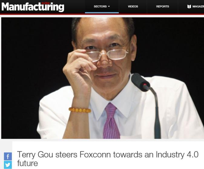 Taiwan / China Terry Gou defines Industry 4.