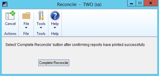 Redesigned Account Reconciler Reset Utility. The Account Reconciler Reset Utility has been redesigned for a simpler workflow and ease of use.