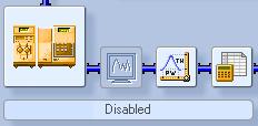 5 Troubleshooting 5.4 Data Acquisition - non-functional Gray icon with the heading DISABLED and non- functional Monitor - Data Acquisition command.