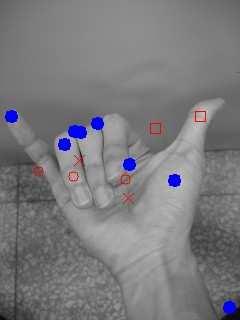 Tables I and II show the performances of multiclass hand posture recognition using our proposed detection algorithms without and with using the sharing feature concepts.