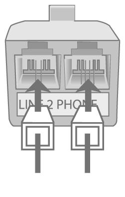 Getting started Telephone base installation Electrical outlet not controlled by a wall switch Line 4 Line 3 Line 2 Line 1 Two-line adapters Power adapter If you have DSL high-speed Internet service,