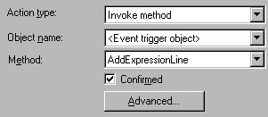 AddExpressionLine Method Purpose: To add a specified expression line to the runtime Trend Control when Invoke Method is triggered by an event.