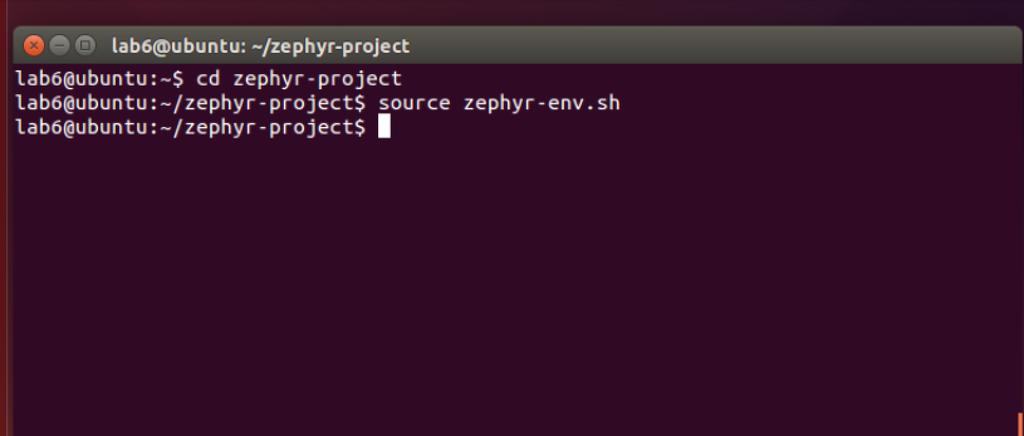 Setting up the Zephyr Development Environment You can find detailed documents from Zephry Project website: https://www.zephyrproject.