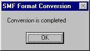 . From the list of SMF Format files on your computer, select those that you wish to convert to Format 0. 3. Click [EXEC (Open)] to check the format of the selected file.