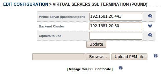 Manage this SSL certificate In order to get a proper signed certificate from a certificate authority such as Verisign or Thawte you will need to generate a certificate request (CSR).