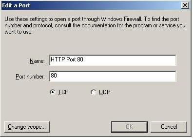 Windows 2003 R2 / R1 (With SP1) Firewall Settings Windows 2003 only allows control of inbound connections. Enable the firewall for both the LAN connection and the loopback adapter.