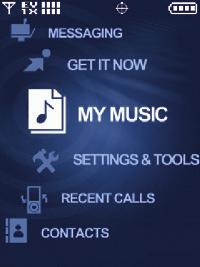 CHANGING THE MUSIC PLAYER THEME 1. Tap twice. 2.