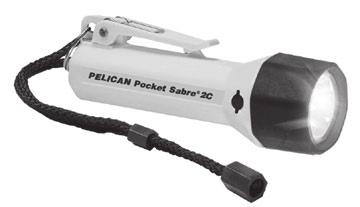 1820 Pocket Sabre 1820 Flashlight The Pocket Sabre 1820 flashlight descended from Pelican s famous SabreLite 2000. Built to last, the unbreakable ABS body resists chemicals, water and corrosion.