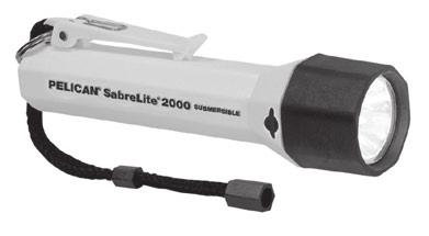 2000 SabreLite 2000 Flashlight This powerful flashlight was designed with one thing in mind: SAFETY.