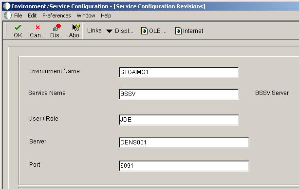 Setting Up OCM for Business Functions Calling Business Services 8.2.3 Configuring OCM for Business Functions Calling Business Services Access the Service Configuration Revisions form.