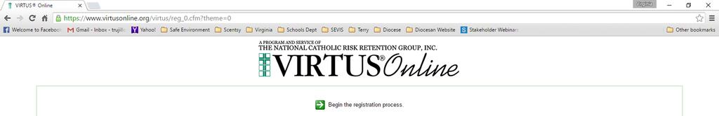 If you have never done VIRTUS before, click