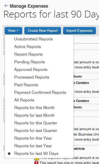 Step 5: Once you have been re-directed to the All Reports screen you will be able to