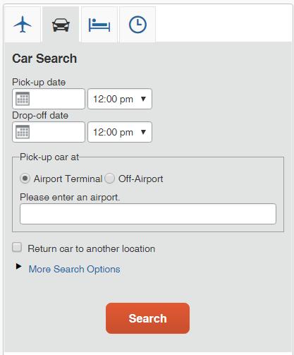 Rent a Car Step 1: On the Car Rental tab of the MyConcur page, Select Pick-up Date and Drop-off car