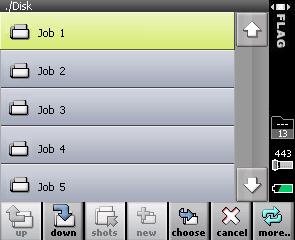 44 Chapter 6 Editing Your Images Selecting a Folder 1. Tap more. 2. Tap folder. Shots folder 3.