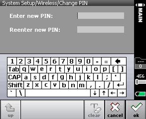 Tap Wireless. 2. Tap Change PIN. 3.