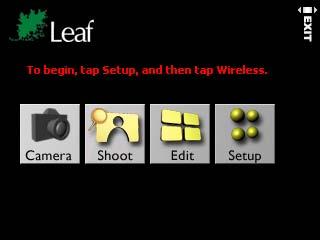 Working With Leaf WiView on an ipaq Pocket PC 73 Starting Leaf WiView on the ipaq Pocket PC The first time you