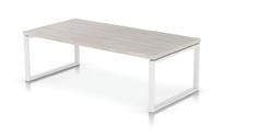 Dimensions of basic desk: 120 x 120 cm. Dimensions of add-on: 40 x 80 to 120 x 80 cm.