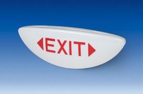 Housing LED Exit Sign Housing F1001710-01 (wall mounted) a)