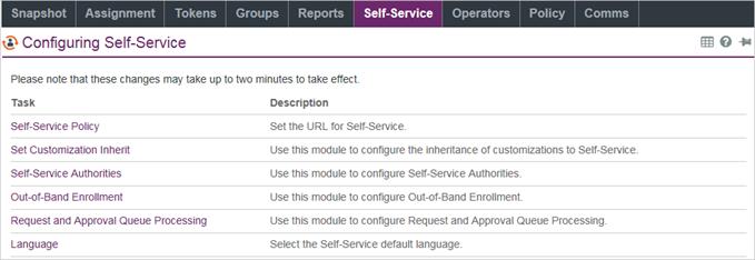 8 SELF-SERVICE SAS Self-service enables organizations to: > Empower users to perform simple authentication management functions such as resetting PINs, reporting lost tokens or viewing their