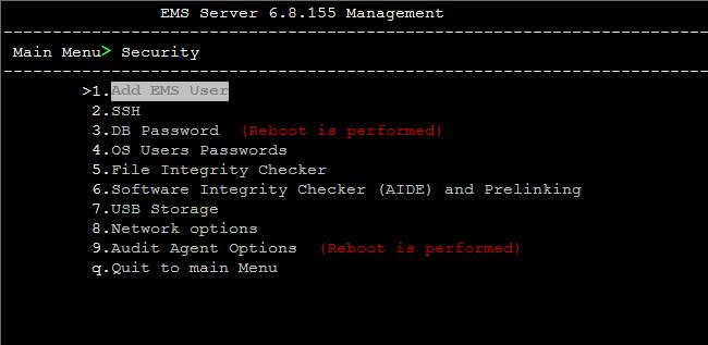 IOM Manual 10. EMS Server Manager 10.