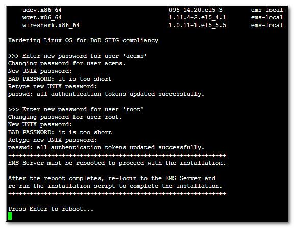 IOM Manual 6. Installing the EMS Server on Dedicated Hardware Figure 6-11: EMS Server Application Installation (Linux) License Agreement 6.
