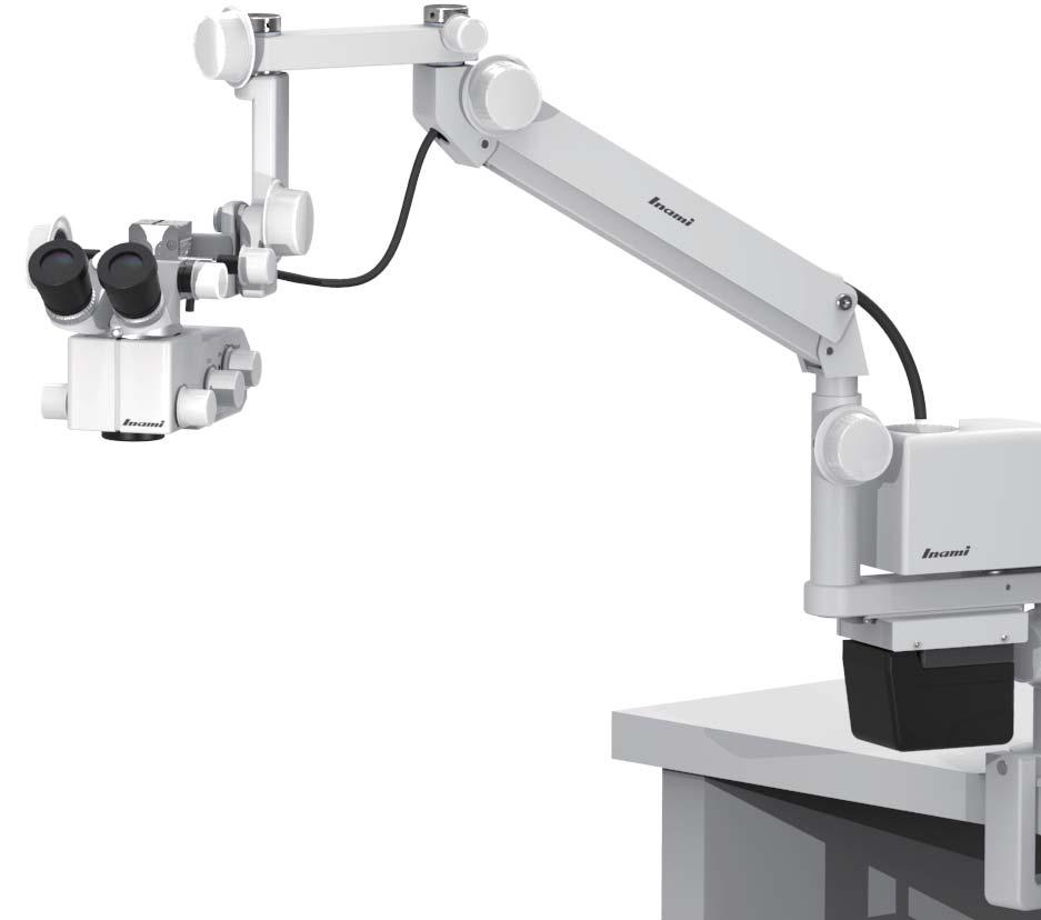 camera system available, On/Off switchable (Option) With the optional pole and base(k-1422), L-0955 series can be used as a stand type operating microscope. 1.