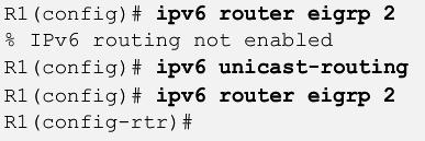 Enable IPv6 routing on the router The ipv6 unicast-routing global configuration mode command enables IPv6 routing on the router.