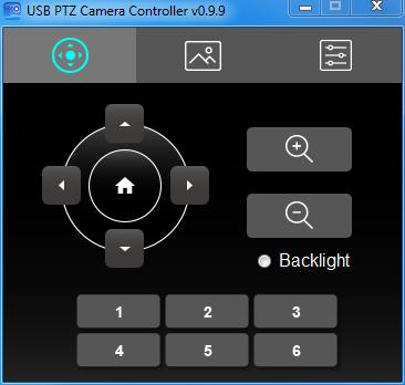 4 Function Description 4.1 PTZ main Screen This screen offers a set of commonly used camera functions.