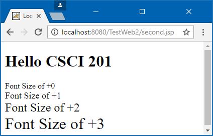 My Second JSP 1 <%@ page language="java" contenttype="text/html; charset=iso-8859-1" 2 pageencoding="iso-8859-1"%> 3 <!