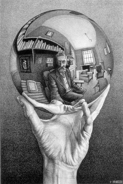 M. C. Escher (1898 1972) Hand with