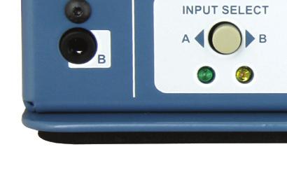 stereo inputs A and B. 3.