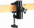 ALTERNATIVE SUPPORTS CLAMPS, TABLE AND WALL SUPPORTS 349 COLUMN CLAMP Versatile clamp designed to work in conjunction with removable tripod columns of between 25 to 28mm diameter such as the 055 and