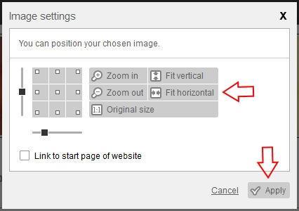 In this case you could use the Fit Horizontal option and click