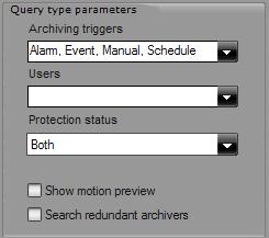 o Alarm description (Optional) Enter text to search on, or leave blank for all. Looks in Alarm type - Description field.