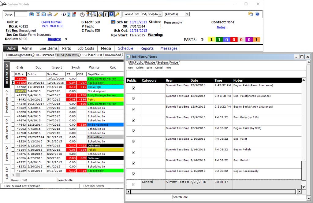 CSR / Estimator Daily Responsibilities Customer Calls and Communication Documentation (incoming, outgoing, and entering notes): 1. Select RO View on the left-hand column 2.