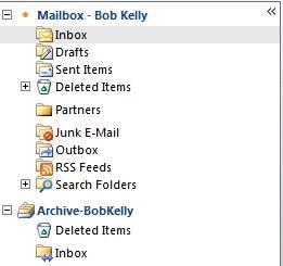 Personal Archive Overview A secondary mailbox that is configured by the administrator Appears alongside a user s primary mailbox in Outlook or Outlook Web Access.